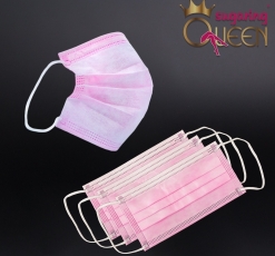 Einweg-Mundschutz-Gesichtsmaske pink 10 Stück